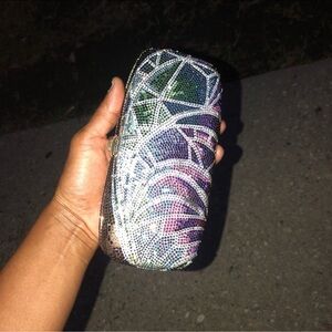 Judith Leiber Sparkling Multicolor Clutch